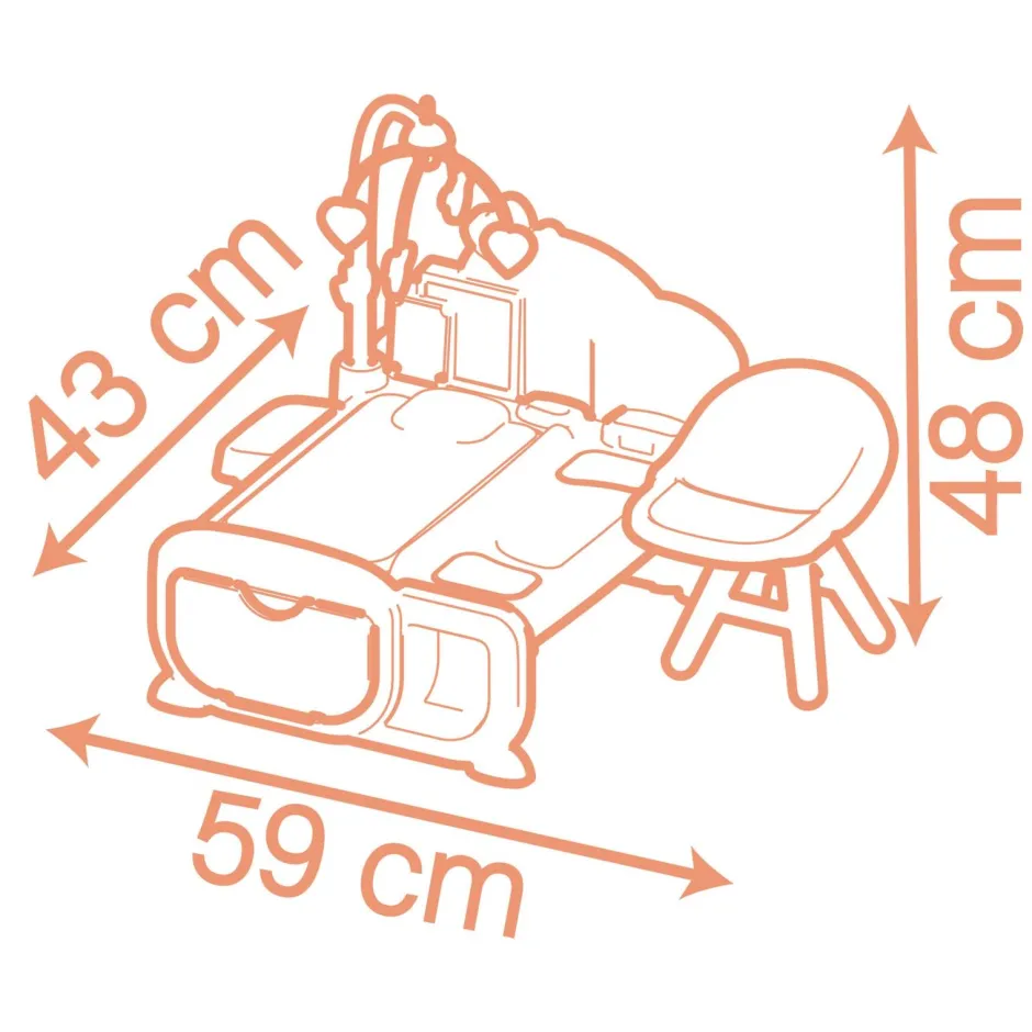 Nurserie cocoon 3 en 1 Baby Nurse^Smoby Hot