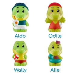 Pack 4 personnages Klorofil - famille Crocodile^Vulli Discount