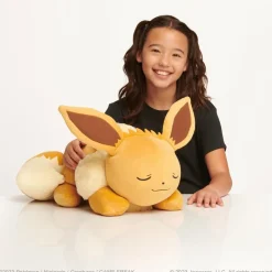 Peluche Evoli qui dort - Pokémon 45 cm^