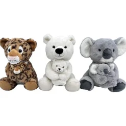 Peluche tendre de Maman et Bébé animaux sauvages^Soft Friends Discount