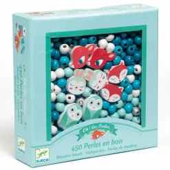 Perles Bois En Forme D'animaux De^Djeco Clearance