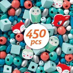Perles Bois En Forme D'animaux De^Djeco Clearance
