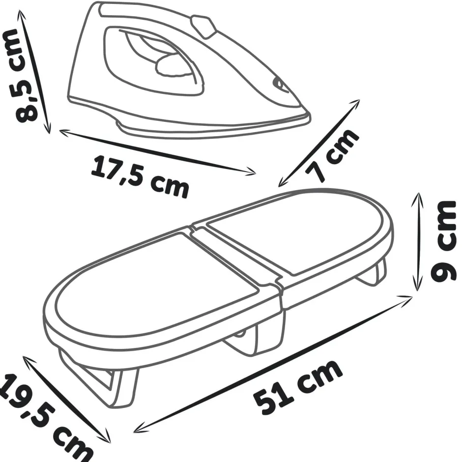 Planche à repasser pliable Tefal^Smoby Discount