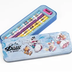 Plumier métal 6 crayons de couleurs Diddl^Kontiki Clearance
