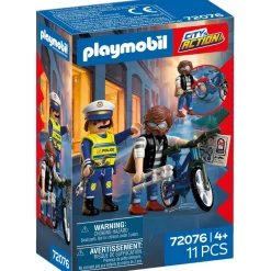 Policier et voleur de vélo - City Action 72076^Playmobil Sale