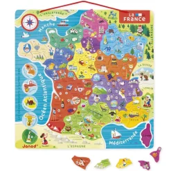 Puzzle 93 pièces : La France magnétique^Janod Online