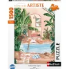 Puzzle 1500 pièces Instant de repos - Collection artiste^Nathan Hot
