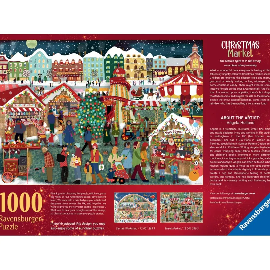 Puzzle 1000 pièces le Marché de Noël^Ravensburger Clearance
