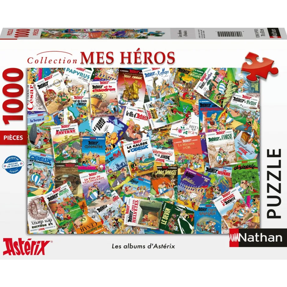Puzzle 1000 pièces Les albums d'Astérix - Collection Mes héros^Nathan New