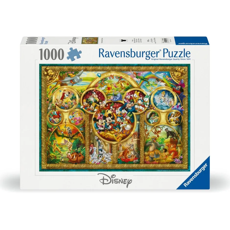 Puzzle 1000 pièces Les plus beaux thèmes Disney^Ravensburger Best