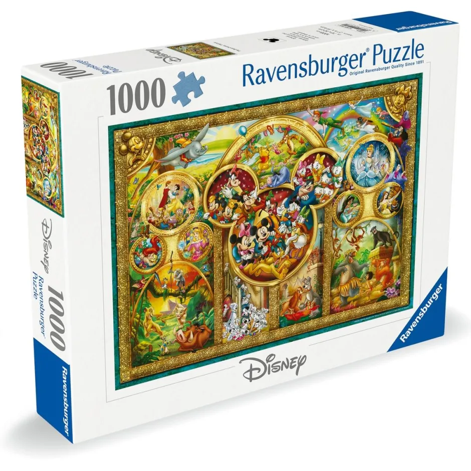 Puzzle 1000 pièces Les plus beaux thèmes Disney^Ravensburger Best