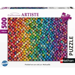 Puzzle 500 pièces Poiskaii Arc-en-ciel par Maluzelle - Collection artiste^Nathan New