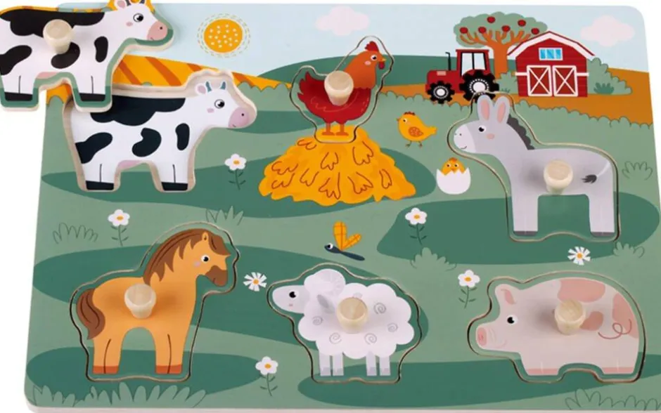 Puzzle Animaux De La Ferme En Bois^L'Atelier du bois Discount