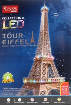 Puzzle 3d Tour Eiffel Lumineux 84 pièces^MGM Best