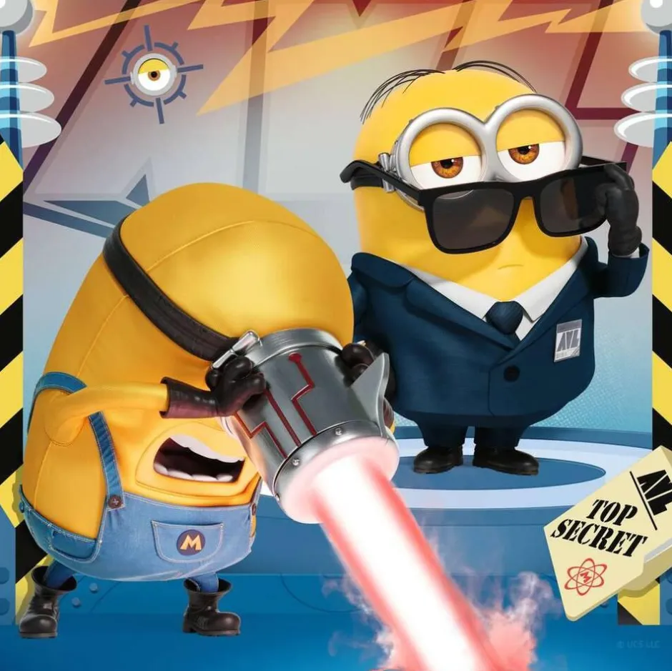 Puzzle Minions 3x49 Pièces - Moi Moche Et Méchant 4^Ravensburger Hot