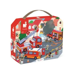 Puzzle pompiers 24 pièces^Janod