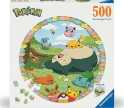 Puzzle Rond 500 Pièces Pokemon En Fleurs^Ravensburger Discount