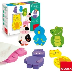 Puzzles En Bois Magnétiques - 12 Pièces Interchangeables^Goula Outlet
