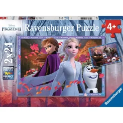 Puzzles 2x24 pièces - Vers des contrées glacées - Disney La Reine des Neiges 2^Ravensburger Sale