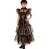 Robe de bal - déguisement Mercredi Addams 9/10 ans^Rubies Hot