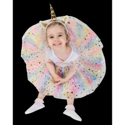 Robe Licorne avec serre-tête - taille 3/4 ans^ Hot