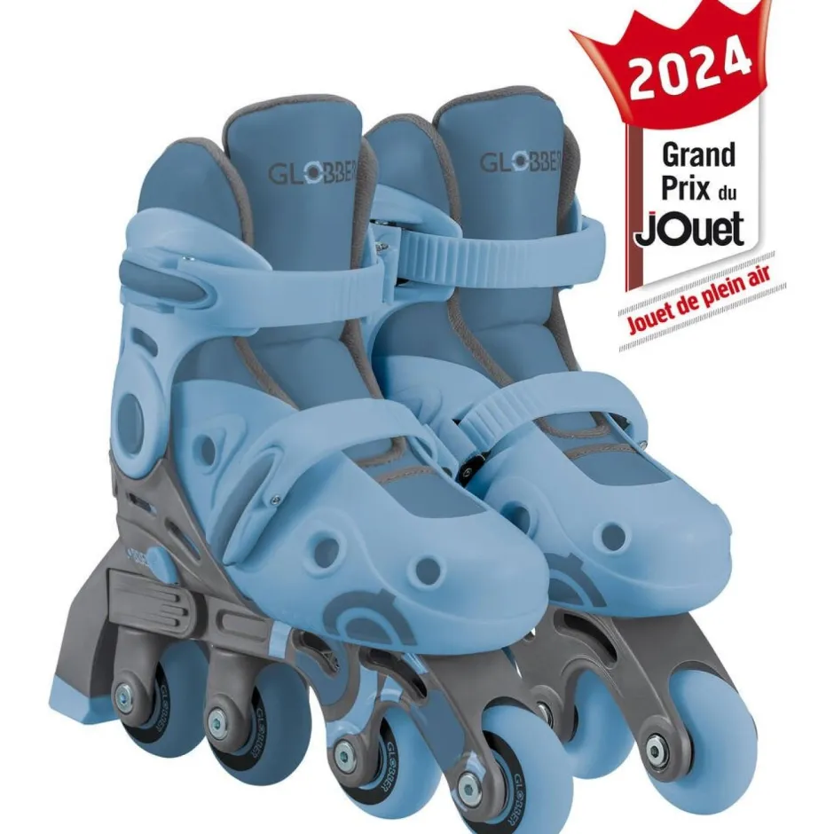Rollers En Ligne 2 En 1 Évolutifs Bleu Taille 30 À 33^Globber Online