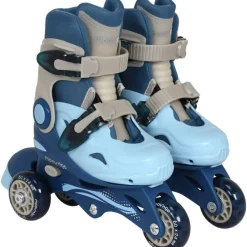 Rollers évolutifs 3 roues bleu taille 27-30^Moov'ngo Online