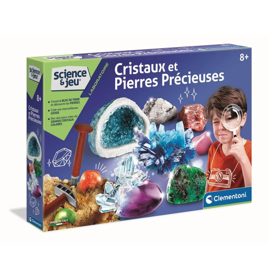 Sciences & jeu : Cristaux et pierres précieuses^Clementoni New