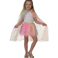Set cape et tutu arc-en-ciel^
