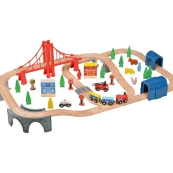 Set De Train En Bois - 70 Pièces -^L'Atelier du bois New