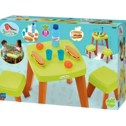 Table de pique-nique avec 2 tabourets^Ecoiffier Hot