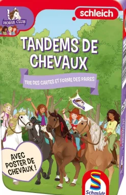Tandems De Chevaux Schleich - Jeu De Paires Et Poster Inclus^ Sale