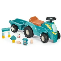 Tracteur directionnel garni avec remorque BB Abrick^Ecoiffier New