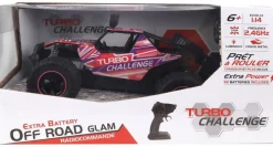 Voiture radiocommandée 1:14 métal rosé - Turbo Challenge Extra battery Off Road Glam^MGM Clearance